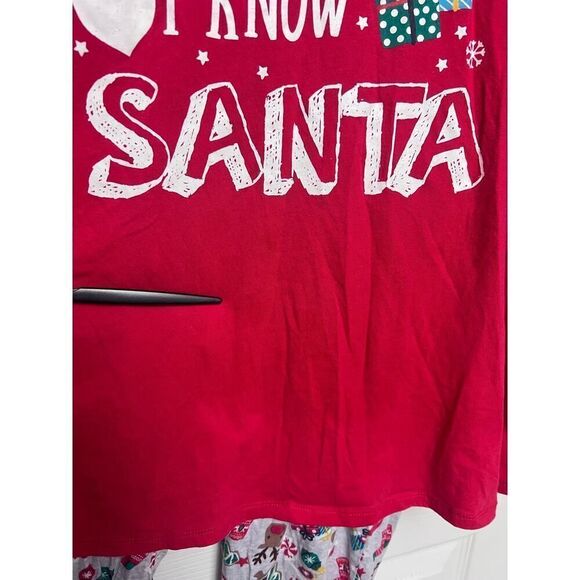 Cuddl Duds Women's Christmas Pajamas Long Sleeve Pant Set Size XL Red Gray - Picture 8 of 12